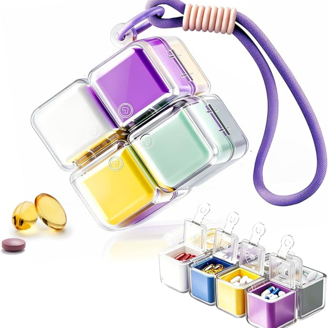 Pastillero Cubo de Viaje | VitaCube™